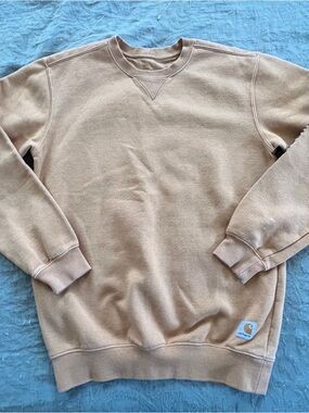 Carhartt Workwear Woman’s Crewneck Sweatshirt Size Small Utility Blue Collar